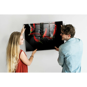 tulup.si Magnetna tabla Paprike v vodi 100x70 cm