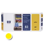 HP No 83 UV Yellow PH and Cleaner For use only in  DesignJet 5000 or  5000PS printers.  Contains a printhead  and printhead cleaner. (C4963A)