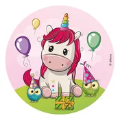 Dekora Jedilni papir - samorog Baby 20 cm