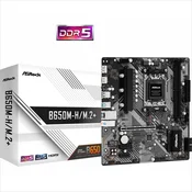 ASROCK maticna ploca Am5 B650m-h/m.2+ Asrock 4kddr5 6400+mhz(o.c.), Hdmi, Dp, Pci-ek16 4.0, 2kpci-ek1 4.0