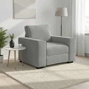 Sofa fotelja svijetlosiva 100x78x84 cm baršun