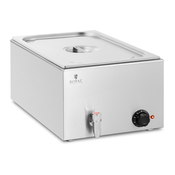 Bain-Marie - 600 W - 1 GN 1/1 - odtočna pipa