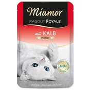 Miamor MIAMOR Ragout Royale v želeju z telečjim mesom - 100 g, mokra hrana za odrasle mačke vseh pasem, brez konzervansov.
