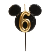 Dekora Rojstnodnevna sveča 6 - Mickey Mouse