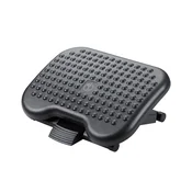 PLATINET ergonomska naslonica za noge s masažnom površinom, podešavanje u 3 razine, crna PFR6031