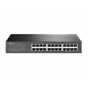 TP LINK Switch Gigabit 24x RJ45 10/100/1000Mbps metalno kuciste (13) (TL-SG1024DE)