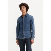 LEVIS ® Košulja Battery Housemark Slim Fit Shirt  plavi traper / crvena