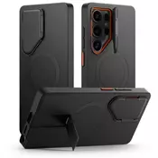 OVITEK TECH PROTECT KEVLAR AURA MAGSAFE GALAXY S25 ULTRA BLACK/ORANGE