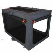 Zložljiv boks iz najlona Alu deluxe - Vel. XL: G 106 x Š 71 x V 68,5 cm