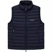 EAX Down Waistcoat Modra