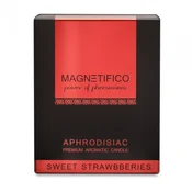 Dišeča sveča MAGNETIFICO z afrodiziakom - sladke jagode