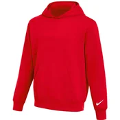 Nike Park 26 Fleece Hoodie otroška jopa s kapuco, rdeča