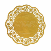 WIMEX s.r.o. Okrasna čipka (PAP/ALU) okrogla zlata O36cm [4 kosov]