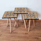 HANAH HOME Set 3 stočića 3Shp29 Multicolor