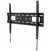 Stenski fiksni TV nosilec 37-70 MANHATTAN, 50kg, črne barve, ultra tanek