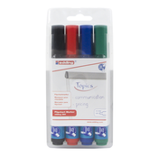 EDDING 380  Flipchart, Zaobljeni, Komplet boja, 4 kom