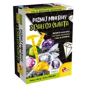 shumee Lisciani Jaz sem genij, komplet za eksperimentiranje z minerali z vsega sveta