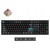 Tipkovnica KEYCHRON Q6 ULTRA 8K, mehanička, bežična, USB, UK layout, crna