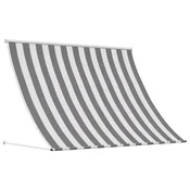 Vidaxl Senčnik Antracitna in bela 300 x 150 cm