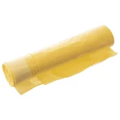 Northix 10 rumenih vreč za smeti 60L HDPE z vonjem limone in vrvico