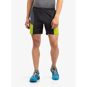 Kratke hlače Montura Block Light Shorts - dark grey/acid green