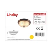 Lindby - Stropna svetilka PAKKA 2xE27/60W/230V