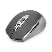 Wireless Optical Mouse 6D, 2.4 GHz 800/1000/1600 dpi, black-grey