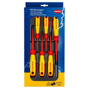 Knipex 6-delni set izolovanih odvijaca; PH0/PH1/PH2; PZ0/PZ1/PZ2 (00 20 12 V03)