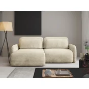 Kotna garnitura Franklin 217 (Ambience 1) Krema, Funkcija spanjeFunkcija spanje, PredalPredal, 240x165x95cm