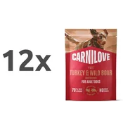 Carnilove Dog Adult vrečka, pate - puran in divja svinja - 300 g 12 x 300 g