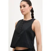 Majica s tankom Columbia Chill Creek™ Woven Tank Black XS