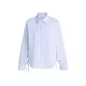 Samsoe Samsoe Bluza Sarita  svetlo modra / bela