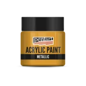 Akrilna barva kovinska - 50 ml - Oranžna