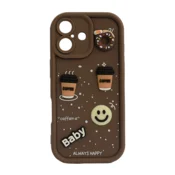 Maska Sweet Coffe za iPhone 17 braon