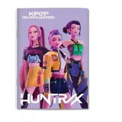 K-POP Demon Hunters: Huntrix črtast zvezek - B/5, več vrst