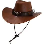 Moški klobuk Texas - Temno Rjav KP37183