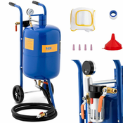SHUMEE Mobilni sifonski peskalnik z regulacijo tlaka 60-125 psi, 40 l
