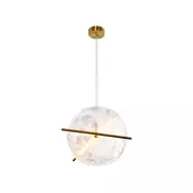 LED lestenec na kablu RELAX LED/15W/230V zlata/bela
