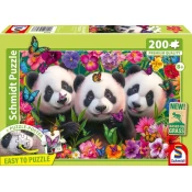 Schmidt - Puzzle Panda Trio - 200 dijelova