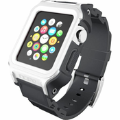 Incipio Incipio Octane Strap - Armoured pašček za Apple Watch 38 mm (bel/siv)