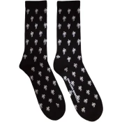 Billie Eilish Nogavice Blohsh Pattern Black 40-45