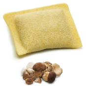 RAVIOLACCI Z GOBAMI IN JURČKI.