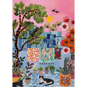 Pieces & Peace - Puzzle Chefchaouen Cats - Morocco - 1 000 kosov