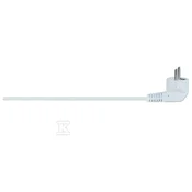 slomart Priključni kabel & nbsp; - kotni vtič OWY (H05VV-F) 3x1mm2 - 3m - bel