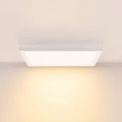 Deko-Light LED panel PRO OFFICE SANO, 63 x 63 cm, DALI, bela kovina CCT - Študija/pisarna - prometna bela RAL 9016 - Aluminij