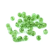 Plastične kroglice z razpokami O8 mm - (3) zelene (500 g)