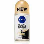 Nivea Invisible Black & White Silky Smooth roll-on antiperspirant za žene 50 ml