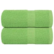 Rucnici za pranje FROGN 2 kom. Zelene boje jabuke 30x30 cm 360 g/m2