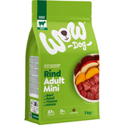 WOW Suha pasja hrana ADULT Minis - govedina - 1 kg