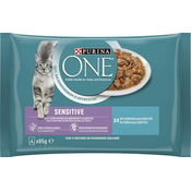 ONE Sensitive - tuna in korenje, 4 x 85 g